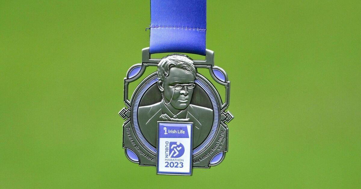 Dublin marathon medals inscribed with incorrect Yeats 'quote'