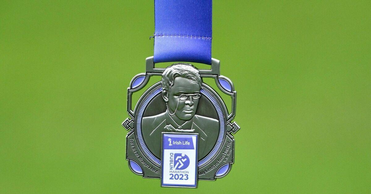 Dublin Marathon medal pays tribute to WB Yeats