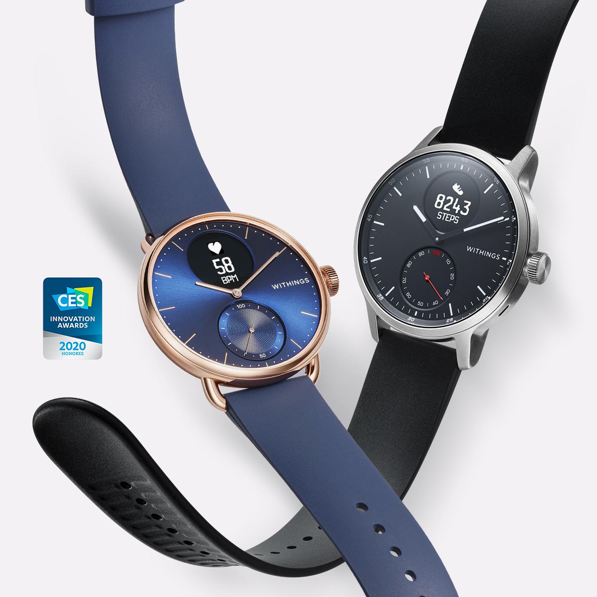 The world’s first analog watch with clinically validated ECG - ScanWatch | Withings