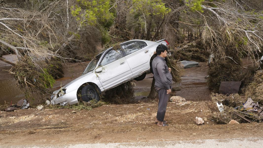 Flooding creates a disaster zone in Libya from Storm Daniel : NPR